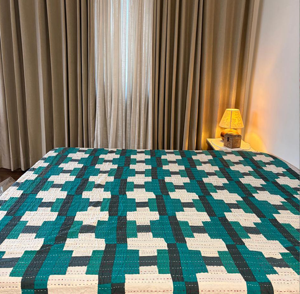 Raj Emerald Cotton Reversible Dohar